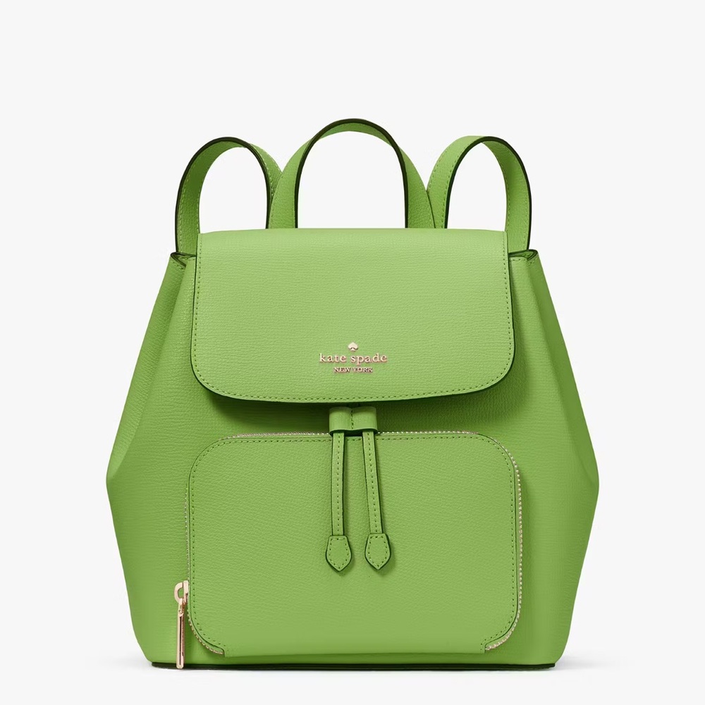 Kate Spade Kristi Medium Flap Backpack
Turtle Green
NWT - Picture 1 of 16